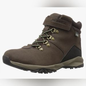 Merrell Alpine casual waterproof boot- big kid size 5, brown